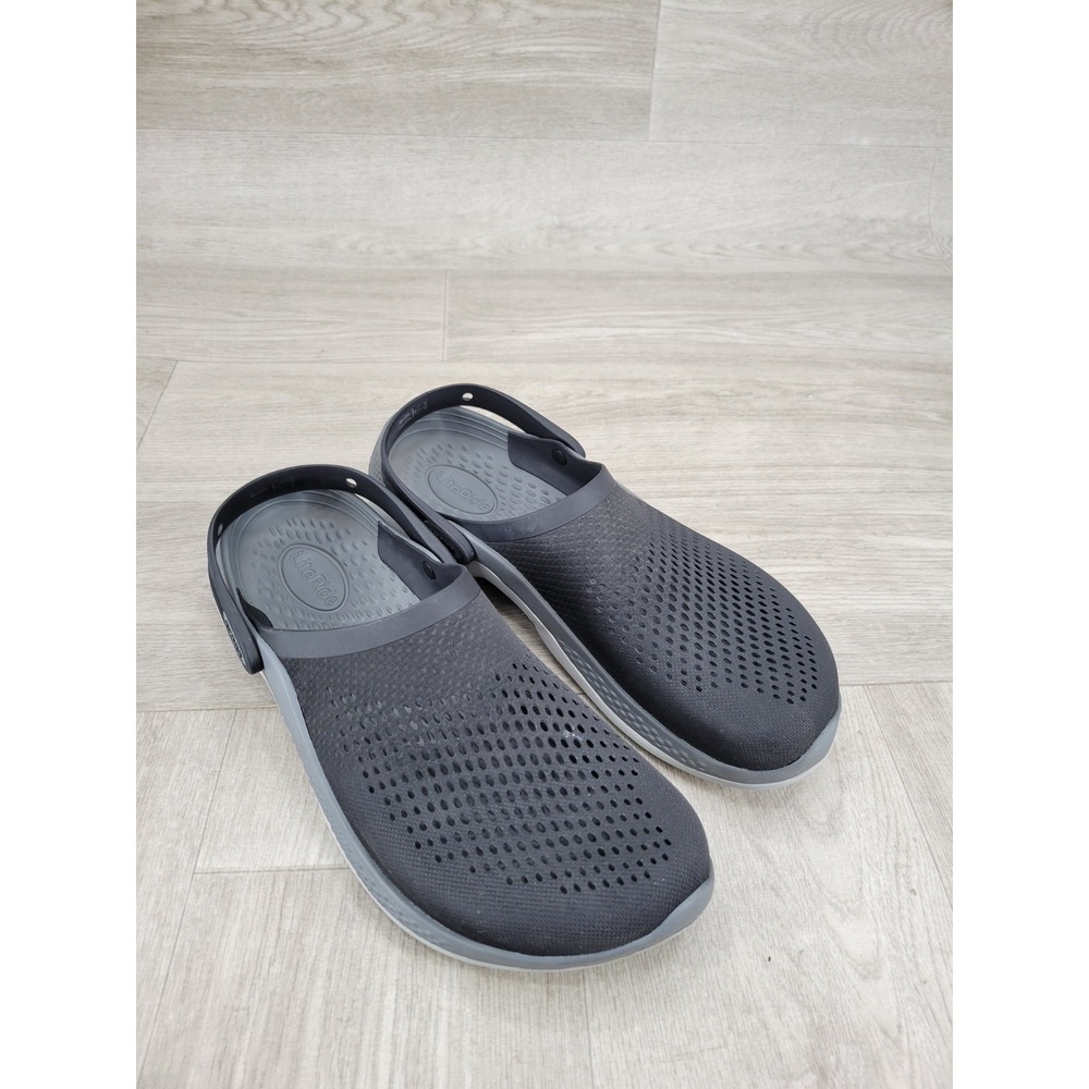 Crocs Unisex Adult Literide 360 Clog - Black/Slate Grey - 13 Men